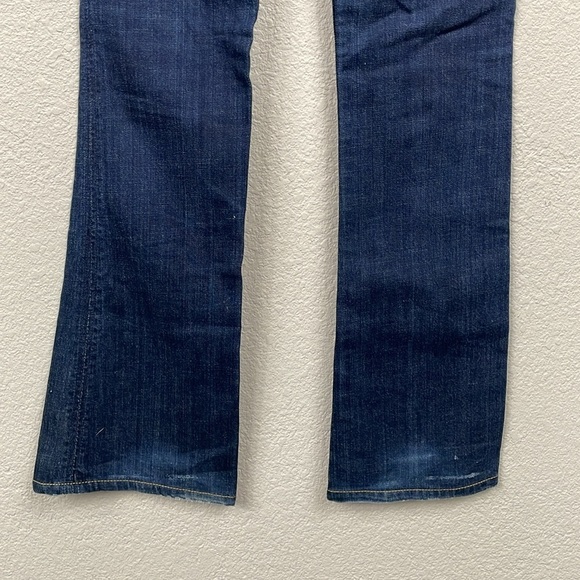 Vintage Hudson Flap Pocket Low Rise Y2K Jeans Dark Wash Sz 25 - Picture 6 of 13